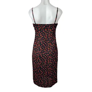 Princess Polly Black Floral Sleeveless Midi Cami Camisole Tank Bodycon Dress 4 thumbnail 2