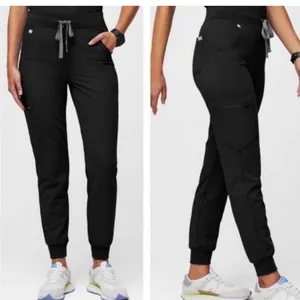 FIGS Zomora black fig scrub pants size XS doctors nurse scrub pants work wear women’s thumbnail 2