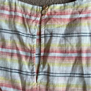 Free People Summer Nights‎ Striped Dress in Yellow Tunic Mini Size S Small Boho thumbnail 11