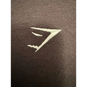 Gymshark Cropped Sweatshirt Black Long Sleeve Logo Gym Activewear Size S‎ thumbnail 4