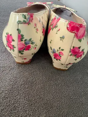 NWOB For Love & Lemons Size 38 / 7.5 Flats Floral thumbnail 6