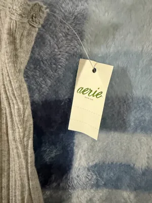 Aerie Ribbed Button-Down Tank Top with Lettuce Edge thumbnail 6