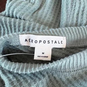 Aeropostale Women's Sage Green Crew Neck Sweater thumbnail 4