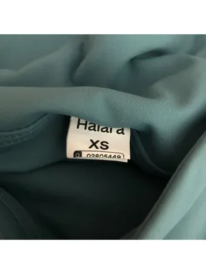 Halara Breezeful High Waisted Crossover 2-in-1 Quick Dry Shorts Pockets Blue XS thumbnail 6