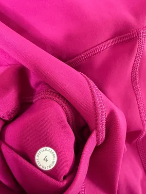 Lululemon Swift Speed High-Rise Crop‎ 21" Wild Berry Womens Size 4 thumbnail 5