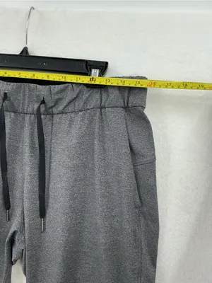 lululemon athletica Heathered Gray Drawstring Joggers 910 thumbnail 4