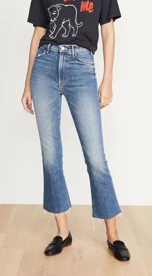 Mother Superior The Hustler Ankle Fray Jeans thumbnail 1
