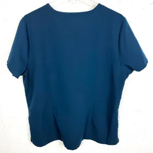 Figs Catarina One-Pocket Scrub Top Blue V-Neck Darted Back Short Sleeve Size XXL thumbnail 2