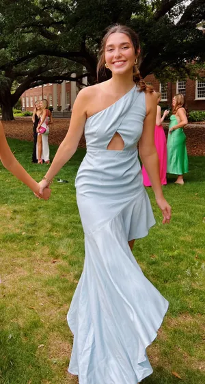 Revolve Lori Gown Baby Blue thumbnail 1