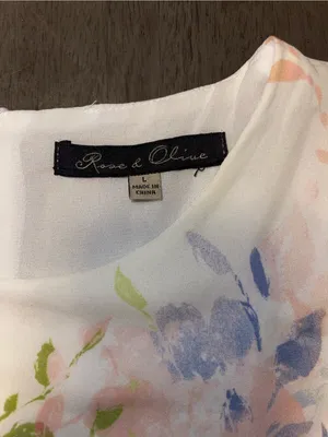 Rose + Olive Women's Floral Tank Top Blouse thumbnail 3