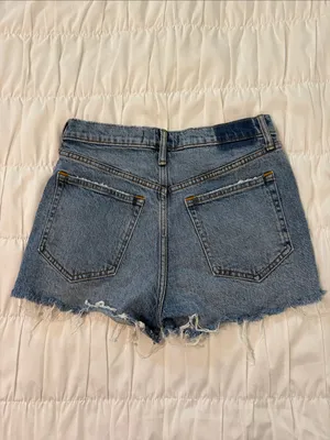 Abercrombie & Fitch Mom Short High Rise Jean Shorts thumbnail 3