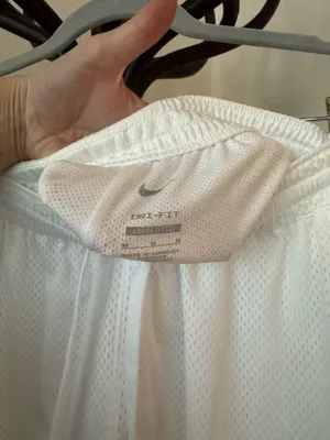 Vintage Style White Dri-Fit Nike Shorts thumbnail 3
