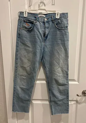 Pull & Bear Denim Jeans Straight Leg thumbnail 1