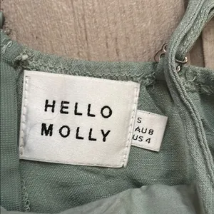 Hello Molly Green Jumpsuit with Palazzo Legs thumbnail 2