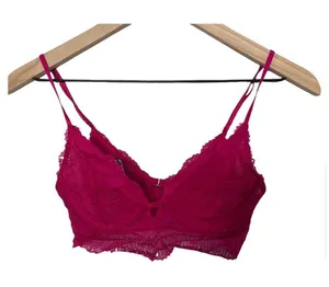 Lace Alyssa Underwire Bra Fuschia Fantastic Size XS thumbnail 2