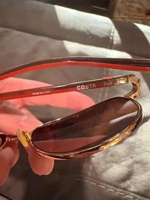 Women's Aviator Sunglasses - rose Gold Frame with Brown Lenses COSTA peli 580 thumbnail 4
