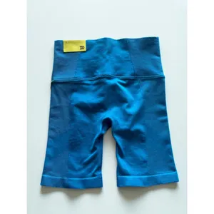 All in Motion‎ Womens High-Rise 6" Seamless Bike Shorts Blue Small NWT thumbnail 2