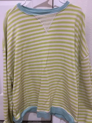 Free People we the free classic oversized crewneck thumbnail 1