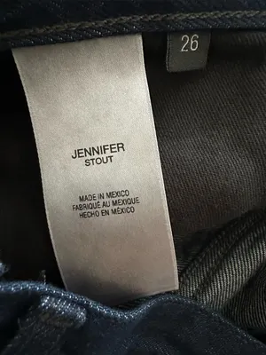 Favorite daughter The Jennifer Super High Waist Straight Leg Jeans dark wash 26 thumbnail 8