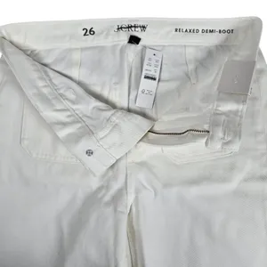 J. Crew Sailor mid-rise relaxed demi-boot jean in‎ white 26 BZ728 NWT thumbnail 5