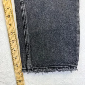 Abercrombie &‎ Fitch The Dad High Rise Curve Love Distressed Black Jeans 26 2S thumbnail 7