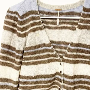 Free‎ People Women's Size XS Cropped Alpaca Wool Cardigan Sweater thumbnail 2