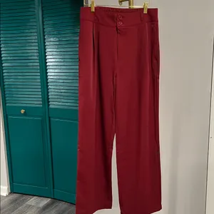 Halara NWT Flex™ High Waisted Zipper Pocket Shirred Straight Leg Work Pant - M thumbnail 5