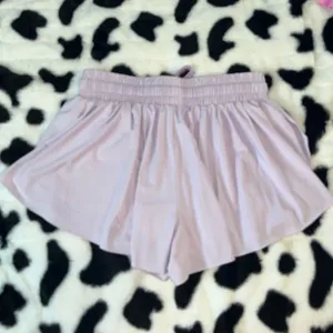 Women's Lavender Athletic Shorts thumbnail 2