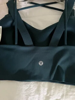 New lululemon like a cloud ribbed support bra thumbnail 4