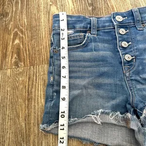 American Eagle hi rise denim next level shorts thumbnail 4