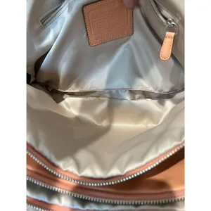Coach leather purse bag pinkish/orange salmon color thumbnail 5