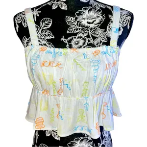 PacSun LA Hearts Petite Peplum Tank Top Size M thumbnail 1