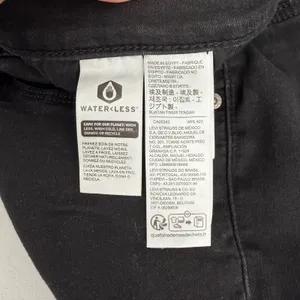 Levi's Classic Straight Jeans Women 18 Black Excellent Stretch Denim Mid Rise thumbnail 9