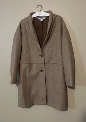 Old Navy Brown Coat Woman’s Size Small thumbnail 1