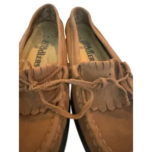Y2K Cobbie Cuddlers Dark Brown‎ Suede Preppy Comfort Loafers Minimalist 5.5W thumbnail 3