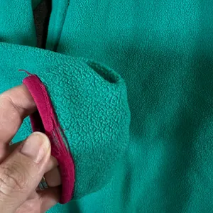 Patagonia Synchilla Fleece Pullover Teal Pink Trim Snap-T Women's Large thumbnail 4