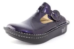 Alegria Donnadigo purple patent leather mules slip on shoes women’s‎ size 37 thumbnail 1