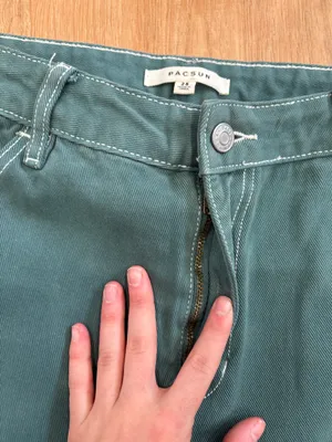 Green PacSun Cargo Utility Pants thumbnail 4