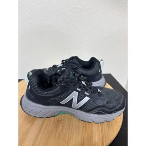 New Balance 510v4 Trail Running Shoes‎ Womens 6.5 Black Blue Silver All Terrain thumbnail 8