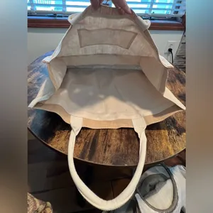 Bride | wedding, bridal, bride tote bag. Tan thumbnail 11