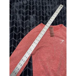 Gymshark Vital Seamless Orange Long Sleeve Crop Top Size XSmall thumbnail 6