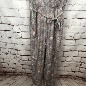 Free People Universal Surplice‎ Jumpsuit In Taupe thumbnail 6