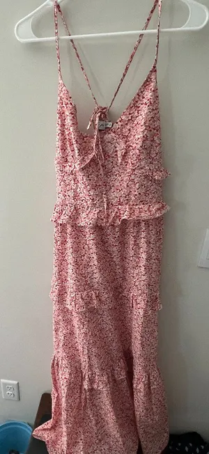Petal and Pup‎ pink floral dress size 10 thumbnail 1