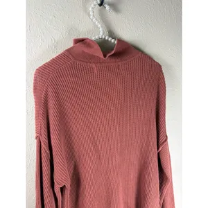 NEW Free People Beach XS Sweater Mini Dress Canyon Sunset Knit Lagenlook Boho thumbnail 7