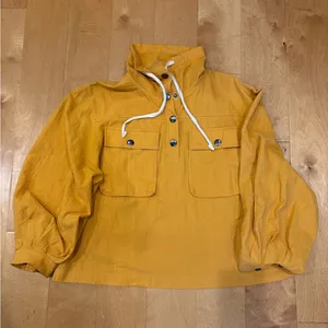 Out from Under Urban Outfitters Lyra popover oversized top sz S yellow thumbnail 3