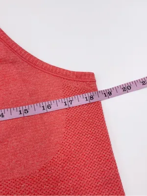 Lululemon Swiftly Tech Racerback Tank Top Size 12 Heathered Orange Coral Running thumbnail 12
