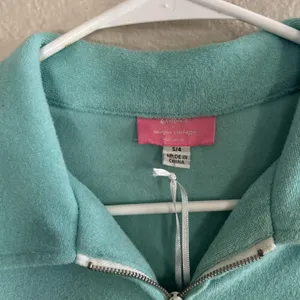 Barbie x Unique Vintage Embroidered Aqua Terry Cloth Romper Retro Pinup Kidcore thumbnail 2