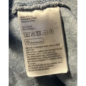 Divided H&M Denim Bib Overall Jumper Dress Women's 6 O-ring Racerback Trendy thumbnail 9
