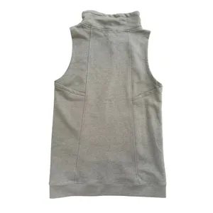 Lole Sleeveless Sweatshirt Tunic Women Large Gray Good Funnel Neck Pocket thumbnail 6