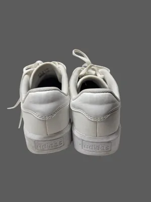 adidas White Low-Top Lace-Up Sneakers thumbnail 7
